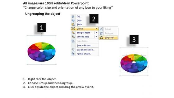 PowerPoint Templates Chart Circular Process Cycle Ppt Theme