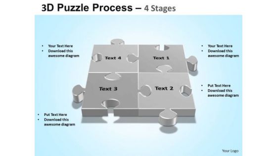 PowerPoint Templates Chart Puzzle Process Ppt Designs