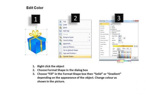PowerPoint Templates Christmas Birthday Gifts Ppt Slides