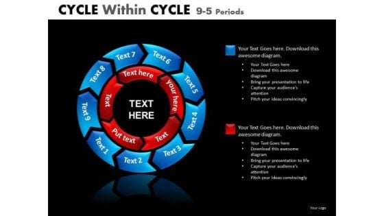 PowerPoint Templates Circle Process Chart 9 Stage