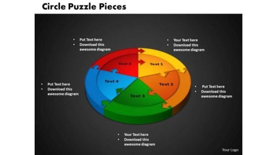 PowerPoint Templates Circle Puzzle Business Ppt Themes