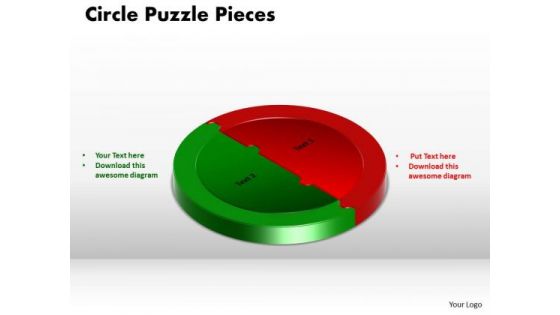PowerPoint Templates Circle Puzzle Diagram Growth Ppt Template