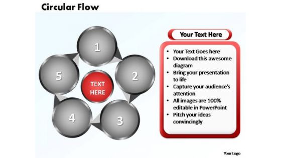PowerPoint Templates Circular Flow Chart Ppt Layouts