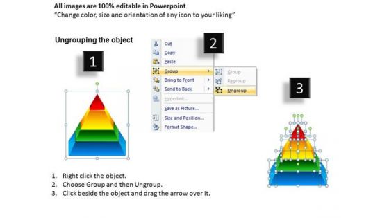 PowerPoint Templates Company Education Pyramid Ppt Slides