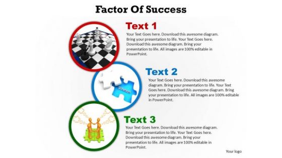 PowerPoint Templates Company Factors Of Success Ppt Template