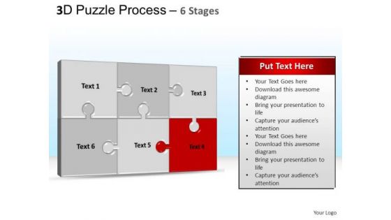 PowerPoint Templates Company Puzzle Process Ppt Theme
