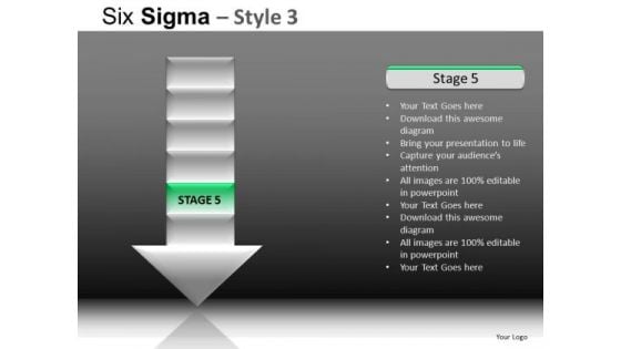 PowerPoint Templates Corporate Competition Six Sigma Ppt Slide