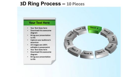PowerPoint Templates Cycle Process Ring Process Ppt Slides