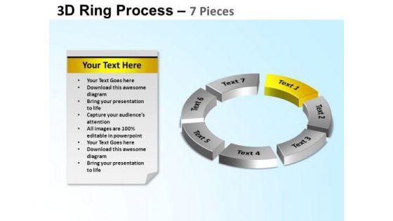 PowerPoint Templates Cycle Process Ring Process Ppt Template