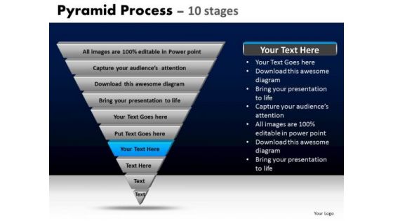 PowerPoint Templates Diagram Pyramid Ppt Process