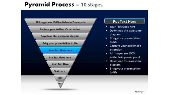 PowerPoint Templates Diagram Pyramid Process Ppt Backgrounds