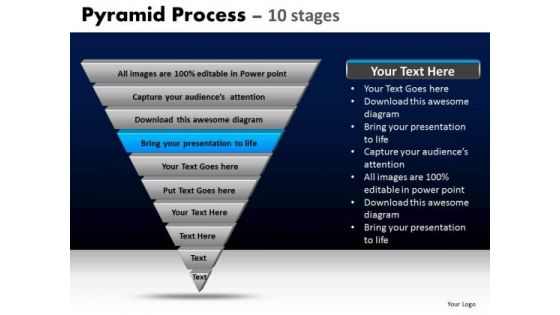 PowerPoint Templates Diagram Pyramid Process Ppt Template