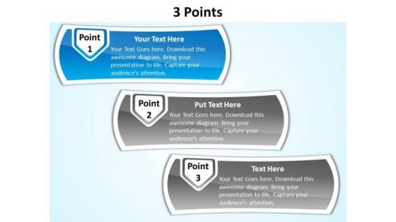 PowerPoint Templates Diagrams 3 Points Ppt Themes