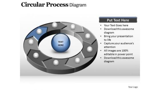 PowerPoint Templates Download Circular Process Ppt Slides