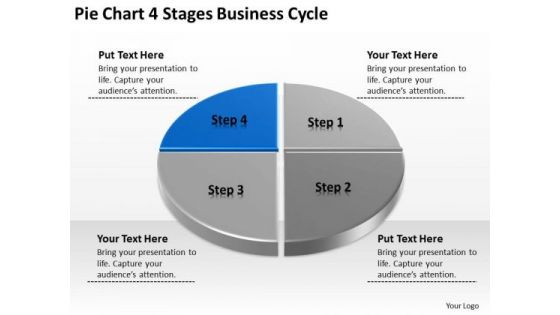 PowerPoint Templates Download Cycle Business Plan For Non Profit