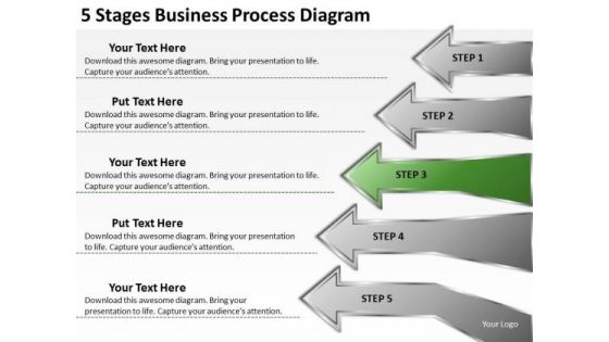 PowerPoint Templates Download Process Diagram Business Plan Forms Slides