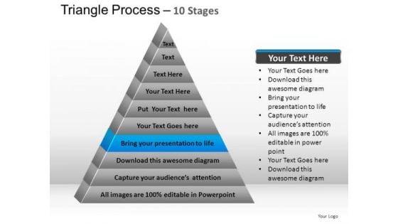 PowerPoint Templates Download Triangle Process Ppt Design