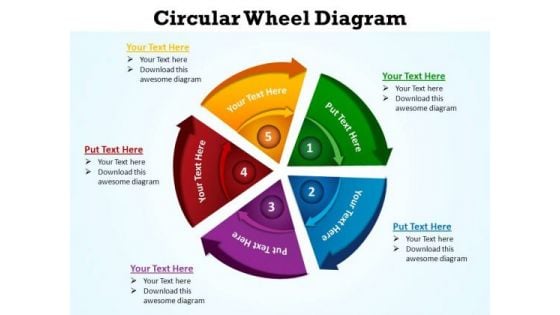 PowerPoint Templates Editable Circular Wheel Ppt Template