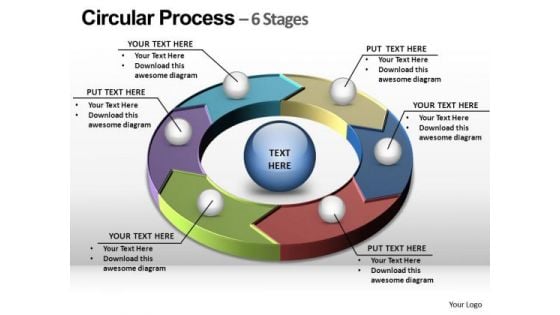 PowerPoint Templates Education Circular Process Ppt Slides