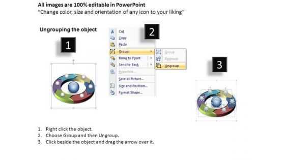 PowerPoint Templates Education Circular Process Ppt Slides