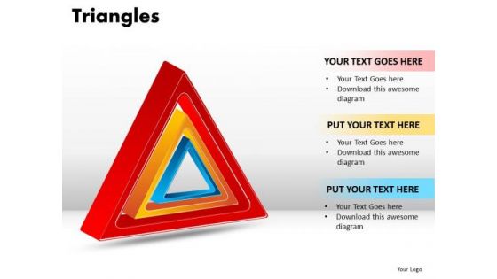 PowerPoint Templates Education Triangles Ppt Presentation