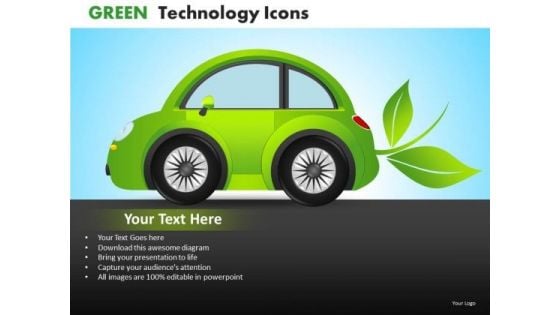 PowerPoint Templates Electric Car Automobiles Ppt Slides