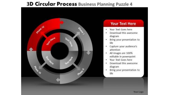 PowerPoint Templates Executive Leadership 3d Circular Chart Process Ppt Process