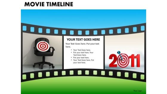 PowerPoint Templates Film Strip Movie Timeline Ppt Slides