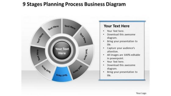PowerPoint Templates Free Download Diagram Business Plan Sample Slides