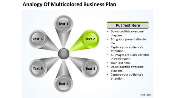 PowerPoint Templates Free Download Plan 6 Stages Business Proposal Slides