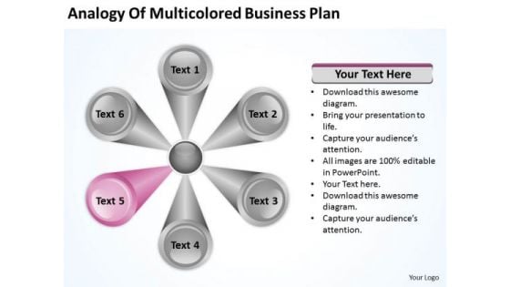 PowerPoint Templates Free Download Plan 6 Stages Market Example