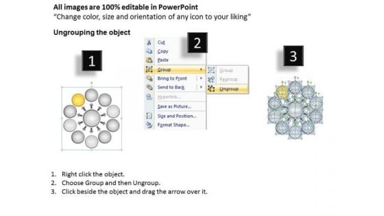 PowerPoint Templates Free Download Process Circular Flow Diagram