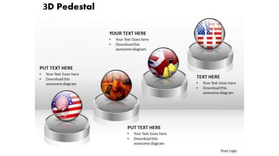 PowerPoint Templates Global 3d Pedestal Ppt Layouts