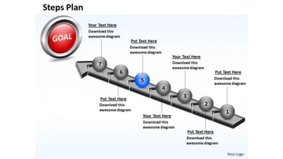 PowerPoint Templates Global Steps Plan 7 Stages Style 4 Ppt Themes