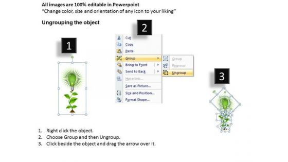 PowerPoint Templates Green Business Ideas Innovation Ppt Slides