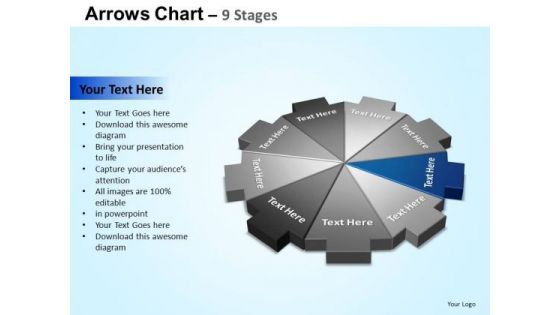 PowerPoint Templates Growth Arrows Chart Ppt Designs