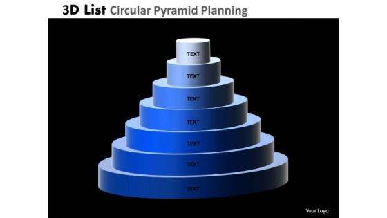 PowerPoint Templates Growth Circular Pyramid Ppt Design