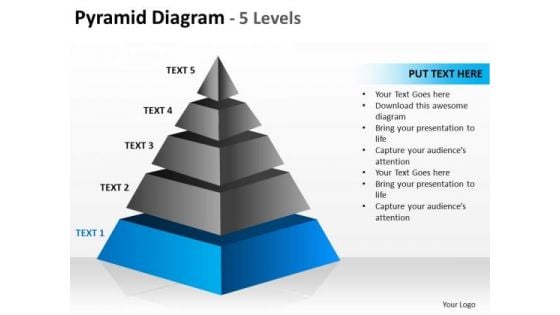 PowerPoint Templates Growth Cone Diagram Ppt Presentation