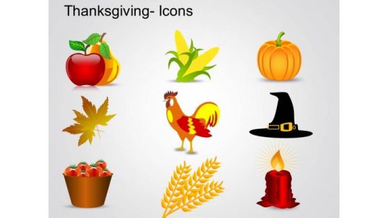 PowerPoint Templates Icons Thanksgiving Ppt Slide Designs