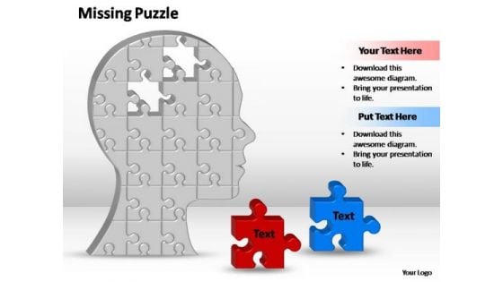 PowerPoint Templates Image 2 Missing Puzzle Pieces Ppt Designs