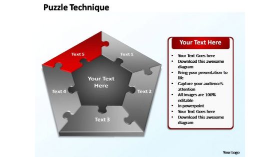 PowerPoint Templates Image Puzzle Technique Ppt Presentation