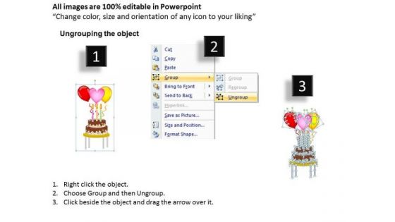 PowerPoint Templates Kids Cake Happy Birthday Ppt Designs