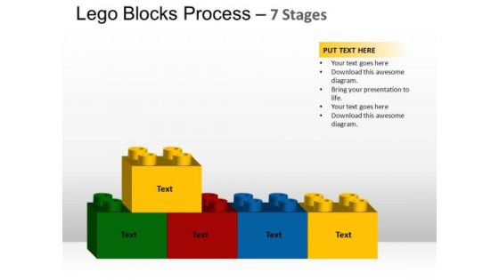 PowerPoint Templates Leadership Lego Blocks Ppt Theme