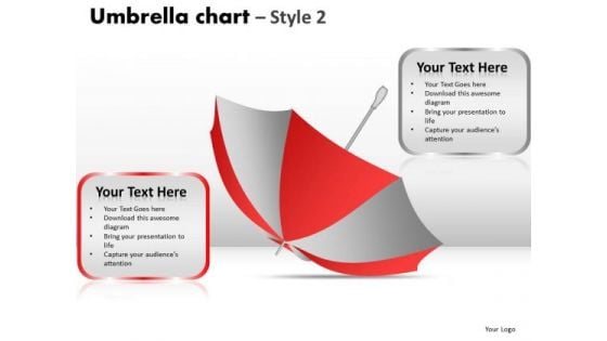 PowerPoint Templates Leadership Umbrella Chart Ppt Slides