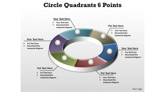 PowerPoint Templates Marketing Circle Quadrants Ppt Design Slides