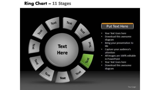 PowerPoint Templates Marketing Donut With Core Ppt Slide