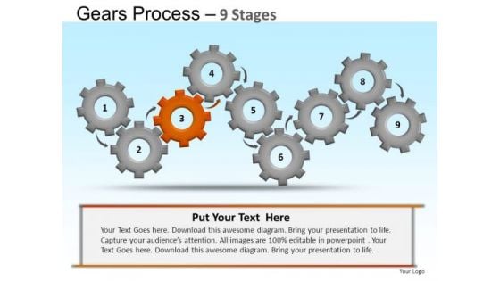 PowerPoint Templates Marketing Gears Ppt Slides