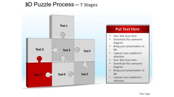 PowerPoint Templates Marketing Puzzle Process Ppt Slides