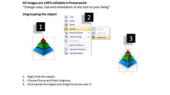 PowerPoint Templates Marketing Pyramid Diagram Ppt Slides