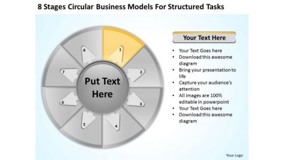 PowerPoint Templates Models For Structured Tasks Consulting Business Plan Slides